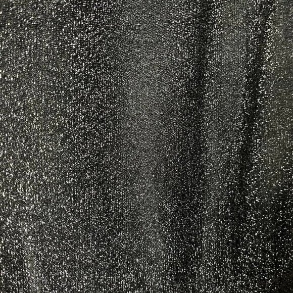 ✨ Sparkly Black Metallic Ruched Cocktail Dress 2XL ✨ - Picture 6 of 9